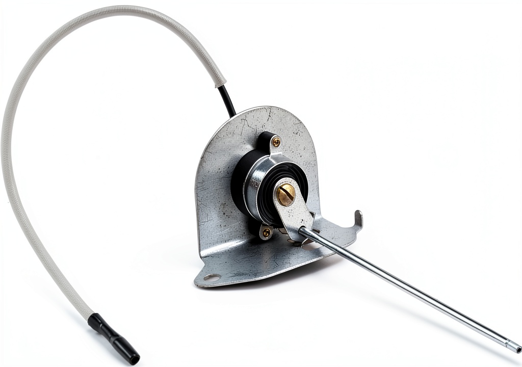 Carburetor choke thermostat installed in a classic car engine