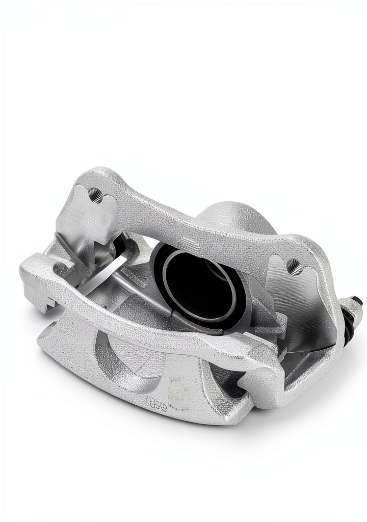 A-Premium brake caliper installed on a Honda Civic front wheel assembly