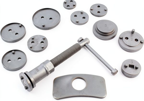 ABN Universal Caliper Disc Brake Tool Kit 12 Piece with Steel Adapters-1