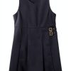 French Toast Girls Double Buckle Jumper Navy 7-2