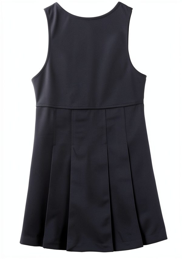 French Toast Girls Double Buckle Jumper Navy 7-1